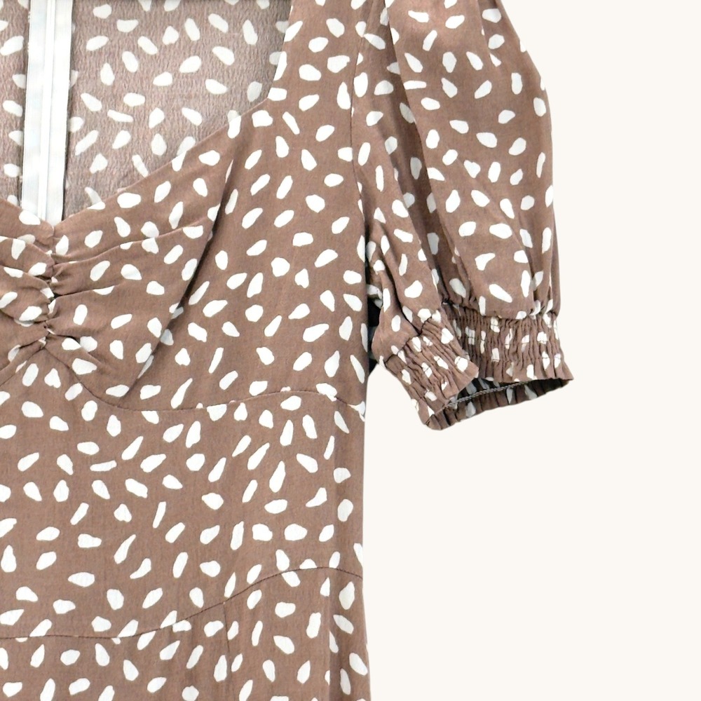 Petal & Pup Franklin Polka Dot Midi Dress Size 6 Cottagecore Reformation Style - Picture 6 of 16